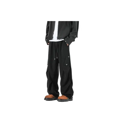 TUOFEI Черные Унисекс Повседневные Штаны