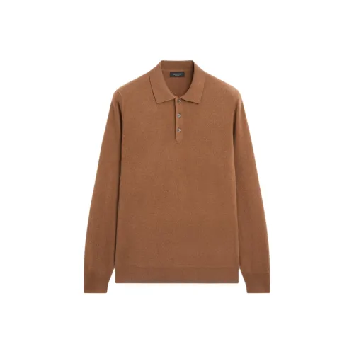 Massimo Dutti Коричневый Мужской Трикотаж