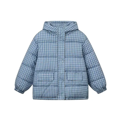 GUOZHEN Синий Утолщенный Женский Пуховик