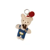 Бежевый медведь, кукла, украшение