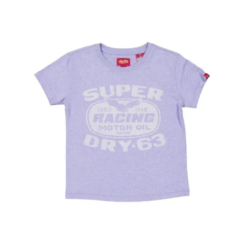 SUPERDRY Фиолетовые Женские T-рубашки