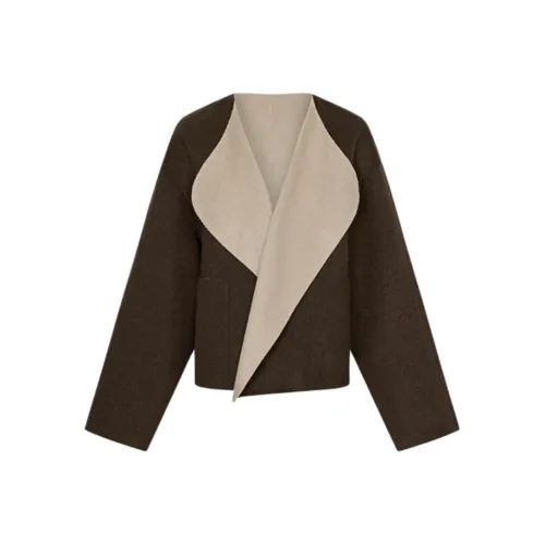 URBAN REVIVO Хаки Женские Куртки