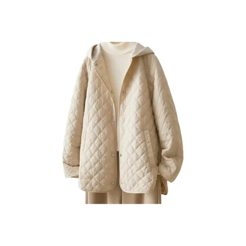 IHIMI Бежевый Абрикос Женские Пуховики