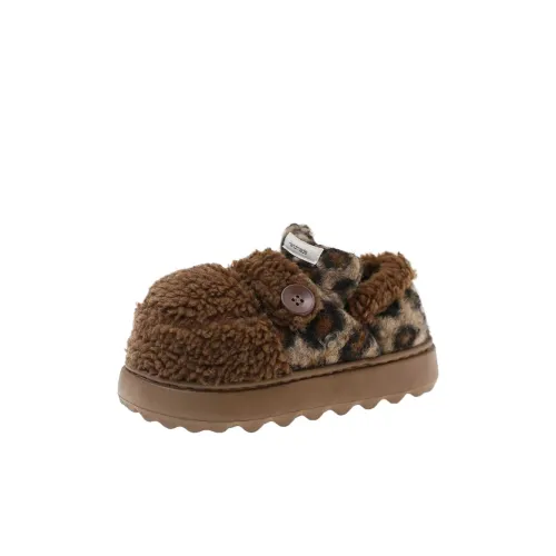 TLIT Детская хлопковая обувь с леопардовым принтом унисекс