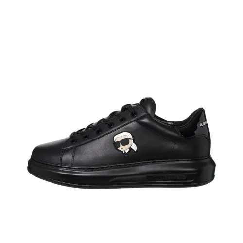 KARL LAGERFELD Kapri Low Топ Скейтборд Кроссовки Мужские Черные