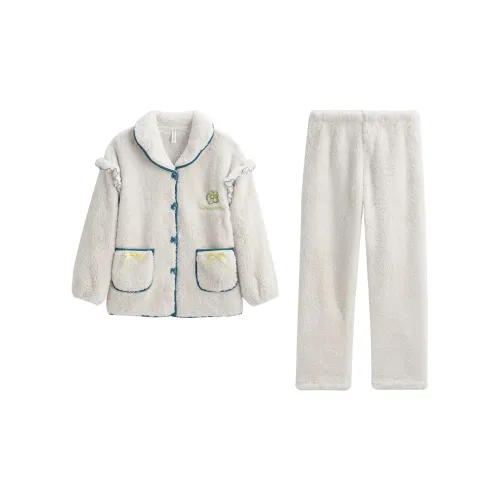 GOYN Белый Синий Женские Пижамные Комплекты