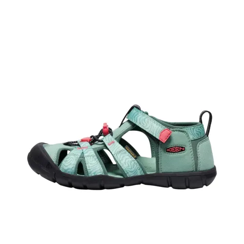 KEEN Seacamp 2 Low Топ Детские Сандалии Грайнтовый Зеленый Подростки