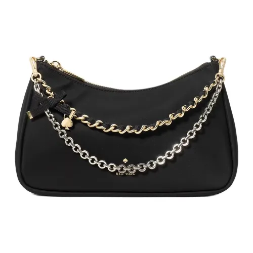 Kate Spade Корова Кожа Одно Плечо Сумка Средний Женский Черный