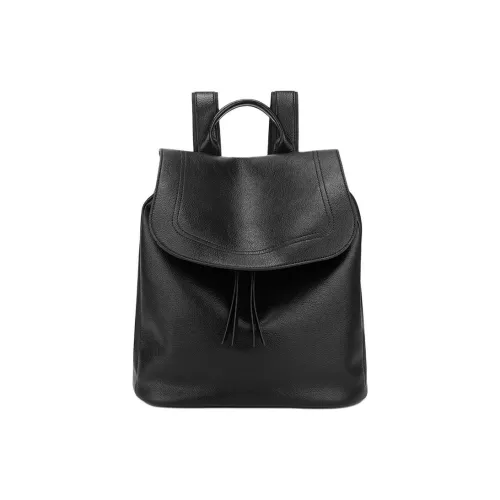 VIHUS Рюкзак из синтетической кожи мужской черный