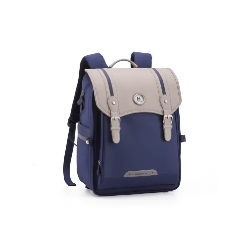 HELLO DRAGON Нейлоновая студенческая сумка синий оранжевый