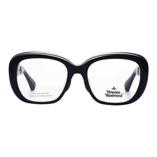 Vivienne Westwood Квадратные Оправы для Очков Унисекс Ярко-черные