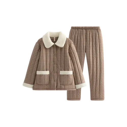 FENTENG FJ26950200 Камео Коричневый Женский Пижамный Комплект