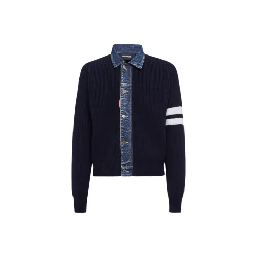 DSQUARED 2 Синий Мужской Трикотаж