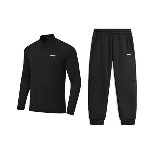 Лайнер Повседневная Спортивная Одежда Унисекс Черный + Черный