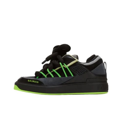 BALMAIN B Корт Низкий Топ Скейтборд Кроссовки Мужские Черные