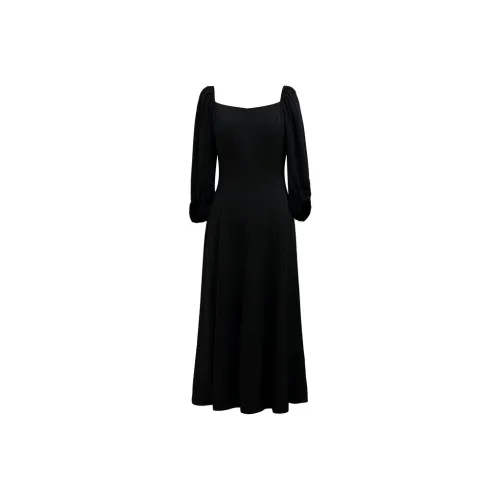 MIMIZI Длинное платье с длинными рукавами женское