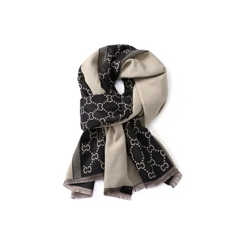 Jeccieziio Полиэстер Трикотаж Шарфы Унисекс