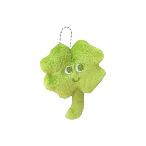 KUMAOYA Милый Рыбка Торт Котенок Счастливый Кролик Four Leaf Clover Плюшевый Брелок 9 см Рекомендуемая высота