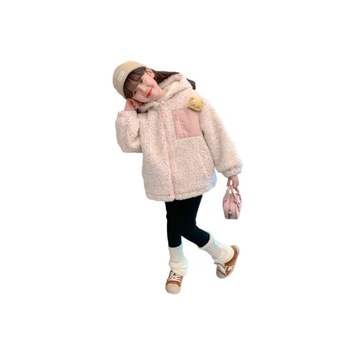 Деревянные дома Хлопковый пуховик Розовый Подростки