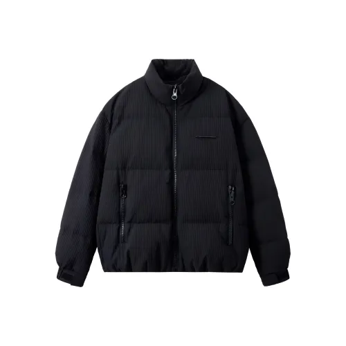 Lee Cooper Осенний Зимний Пуховик Мужской Черный