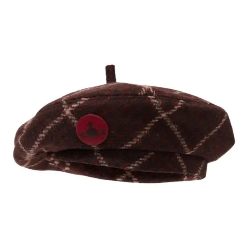 Vivienne Westwood Wool Berets Женские Коричневый