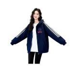 Темно-синий с флисовой подкладкой