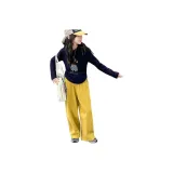 Темно-синий, синий, желтый, одежда, наборы