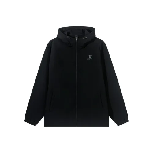 XTEP Водонепроницаемый Тепловой Тренчкот Мужской Глубокий Черный