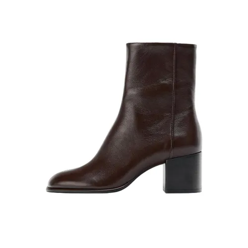 ZARA Ботильоны 6 см Женские Chocolates Коричневый