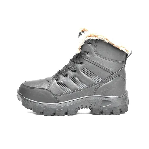 Черные носки с хвостом оленя термические устойчивые к истиранию противоскользящие тип Crew для сноубутсов мужские