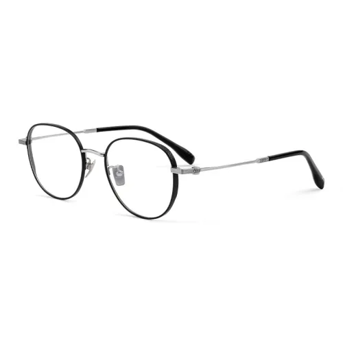 ZIPPO Чистый титан Круглые очки с диоптриями Унисекс