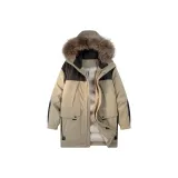 Хаки с меховым воротником