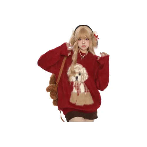 PAZZO Красный Женский Трикотаж