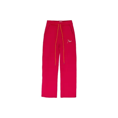 RHUDE Red Men's Knitted Training Pants RHUDE Красный Мужские Вязаные Спортивные Штаны
