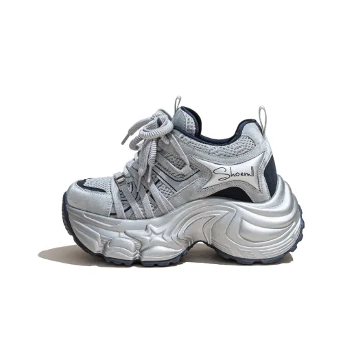 Стук для обуви Floral Language Низкий Топ Толстая подошва Женская