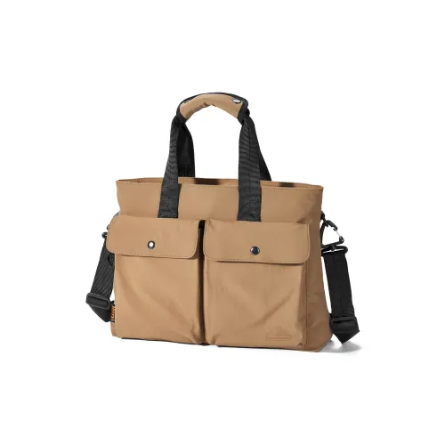 MOYYI Oxford Bag Standard Men's Brown Black MOYYI Оксфорд Сумка Стандартная Мужская Коричневая Черная