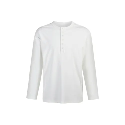 OOTC Длинный рукав Henley рубашка унисекс