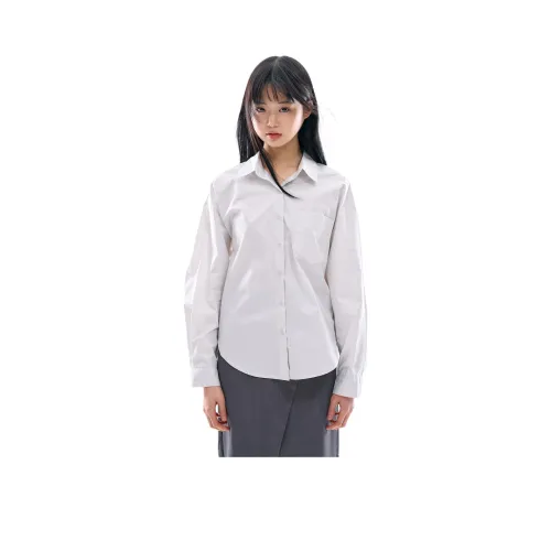 Raucohouse Белый Унисекс Рубашки