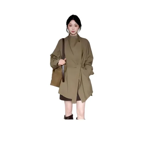 INCO VIBE Хаки Зеленый Женский Пальто