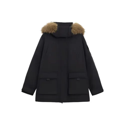 Local Gal Черный Унисекс Пуховики