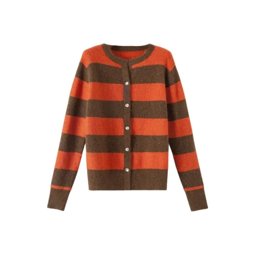 WANBAI Orange Женская Трикотажная