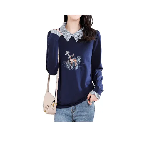 Mapping Королевский синий Женский свитшот