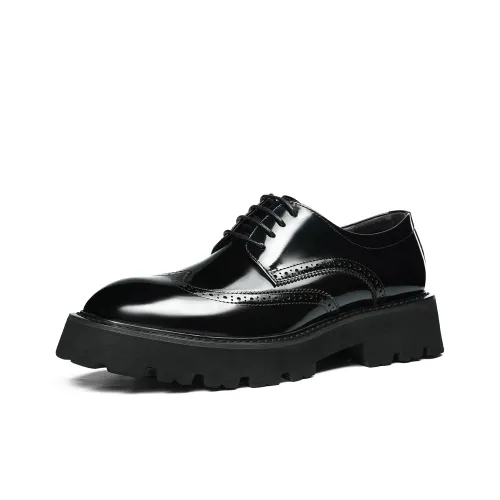 FARVARWO BROGUE Натуральная кожа Мужская обувь Кожаные туфли Мужской