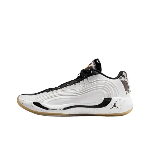 Jordan Luka 4 Support Баскетбольные кроссовки Унисекс Черный Белый