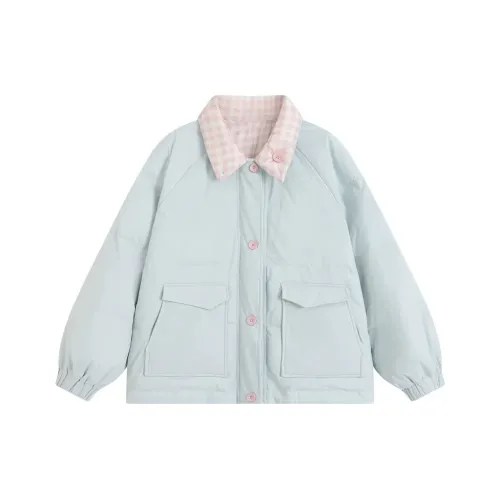 BVODE Синий Розовый Женский Пуховик