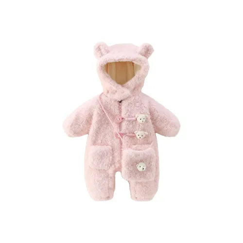 Yalu Комбинезоны и ползунки Розовый для младенцев и малышей