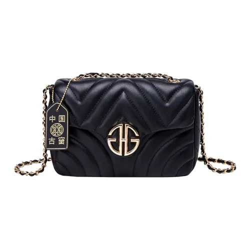 GHG Коровья кожа Сумка через плечо Маленькая Женская Черный Экрю Фиолетовый Розовый Серебряный