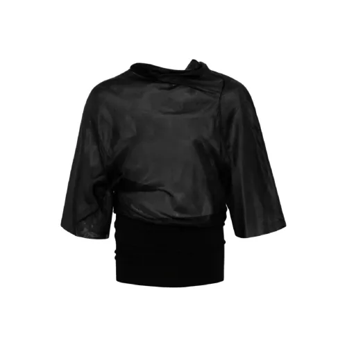 Rick Owens Мужские Черные T-Рубашки