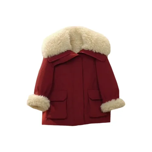 AFGGD Красный Женский пуховик