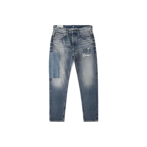 Lee Светло-Синие Мужские Джинсы